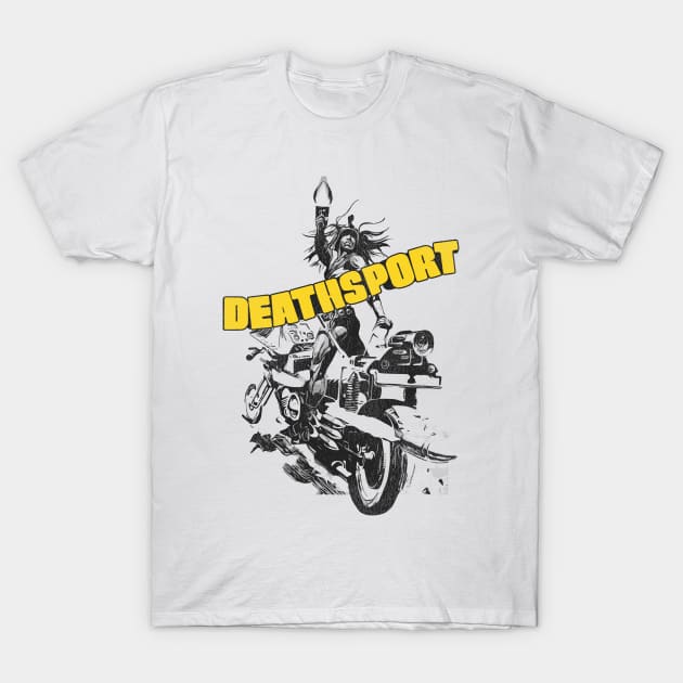 DEATHSPORT / 70s Dystopian Sci Fi Movie T-Shirt by darklordpug